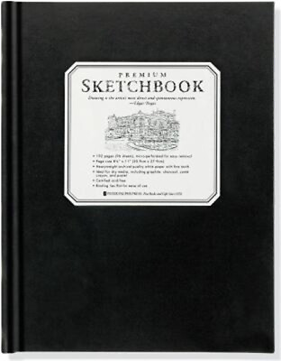 #ad Large Premium Sketchbook Hardback or Cased Book