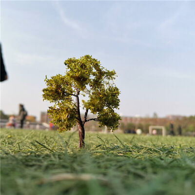 #ad Handmade Trees HO OO Scale Autumn Plants Miniatures Forest Railway Scene Model
