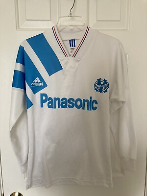 #ad Adidas 1992 3 Olympique Marseille Home Kit S