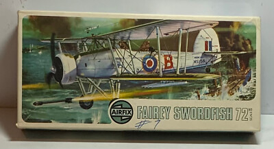 #ad 1 72 Vintage Airfix Fairey Swordfish Kit # 02005