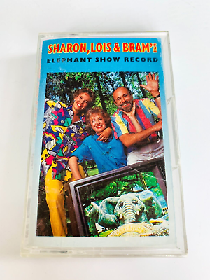 #ad Sharon Lois amp; Bram#x27;s Elephant Show Record Cassette 1986 Works Childrens 80s VTG