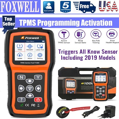 #ad Foxwell T1000 Car TPMS Coding Programming Diagnostic Tire Pressure Activate Tool