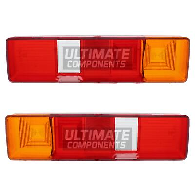 #ad Rear Lens Ford Transit Tipper Tail Lamp Light Pickup Luton Flatbed Mk4 1 Pair GBP 22.75