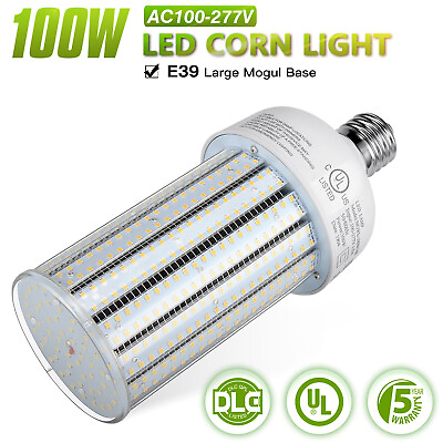 #ad 100W LED Corn Light Bulb Replace 400W MH HPS Warehouse Garage Light AC100 277V