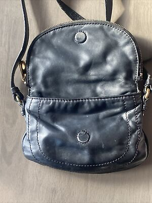 #ad Vintage Y2K Marc by Marc Jacobs Black 100% Cow Leather Crossbody Bag