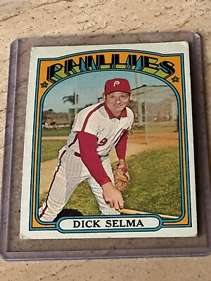 #ad 1972 Topps Dick Selma High Number #726 VG
