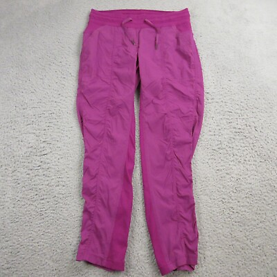 #ad Lululemon Womens Dance Studio Pants size 8 Fuchsia Purple 28 x28 READ Stretch
