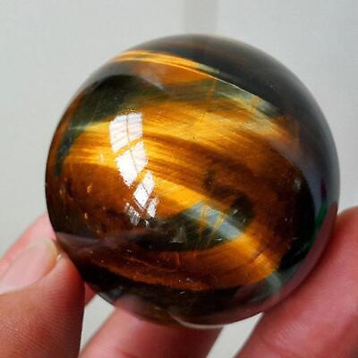 #ad Natural Healing Stone Rare Tiger Eye Crystal Ball Gemstone Sphere $2.35
