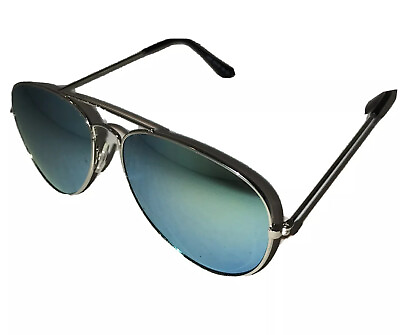 #ad 3026 Aviator sunglasses gold frame mirror lens 16 58 140 C3 $20.87