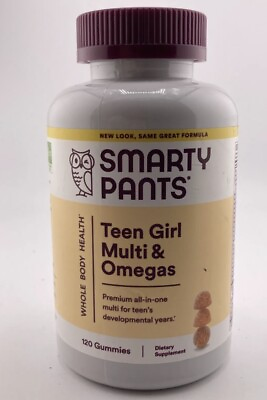 #ad Smarty Pants Teen Girl Multi amp; Omegas 120 Gummies EXP: 8 25
