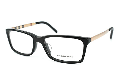 #ad Burberry Eyeglasses Frame B 2159 Q F 3001 Black Men Women Italy 54 16 140 #4288