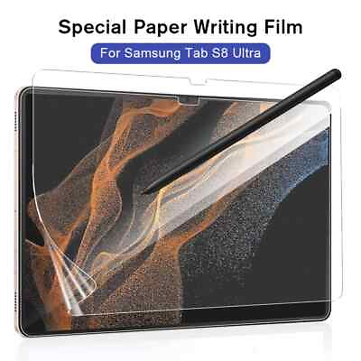 #ad Paper Like PET Matte Write Painting Film for Samsung Galaxy Screen Protector