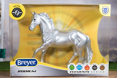 #ad Breyer Horse #10072 2024 Freedom Series Elements Metal Iridium Glossy Silver LE