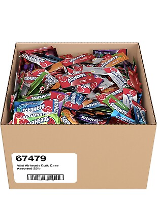 #ad Airheads mini bars Candy Party Bulk Box 25 Pounds Exp 2025