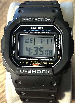 #ad CASIO quot;G Shockquot; Mens Digital Watch Model 3229 Alarm Chronograph Running