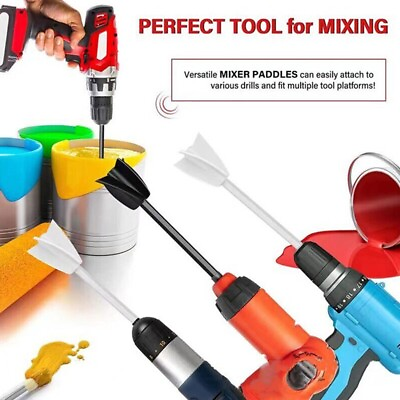 #ad Epoxy Mixer Paint Drill Bit Attachment Paddle Consistency Liquid Tip Stirrer