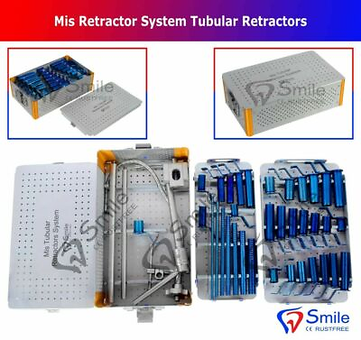 #ad German Mis Retractor System Tubular Retractors With Free Sterilization Box CE