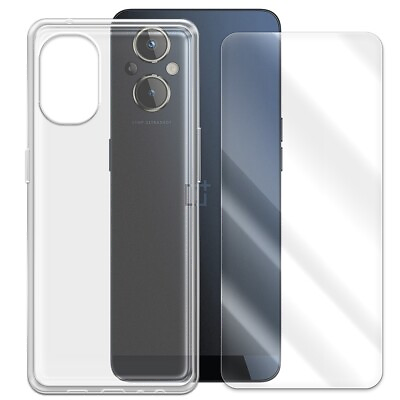 #ad 9H Premium Real Screen ProtectorPortable TPU Case for OnePlus Nord N20 5G Phone