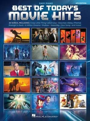 #ad Best of Todays Movie Hits 4th Edition: Easy Piano Arrangements with Ly GOOD