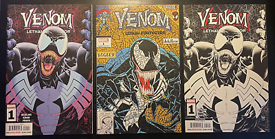 #ad VENOM LETHAL PROTECTOR II #1 SET Shattered Gold Cover A 2nd print