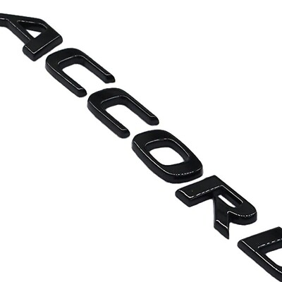 #ad For 2018 2021 Accord Sport Gloss Black Sticker Nameplate Emblem Rear Badge