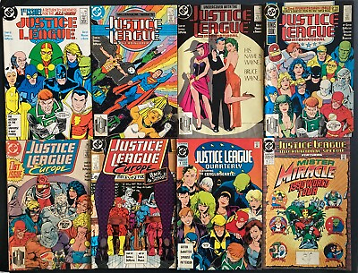 #ad JUSTICE LEAGUE INTERNATIONAL AMERICA EUROPE DC 1987 Pick Your Book