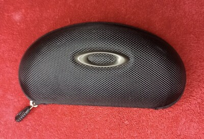 #ad Oakley Vault Sunglasses Black Zip Around Padded Clam Shell Hard Case Case Only