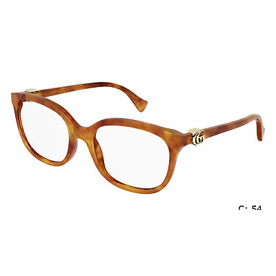 #ad NEW Gucci GG1075o 005 Havana Havana Eyeglasses