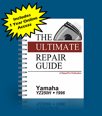 #ad Yamaha YZ250 YZ250H YZ250 H Service Repair Maintenance Shop Book Manual 1996