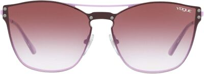 #ad Vogue Eyewear Women#x27;s Vo4136s Square Sunglasses Lilac Clear Gradient Violet