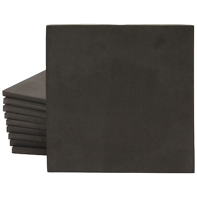 #ad 10 Pack 10mm Black EVA Foam Sheets for DIY Cosplay 56g cm³ Density 9.6 x 9.6quot;
