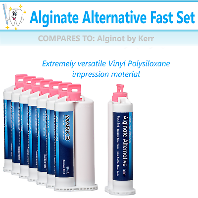 #ad Alginate Substitute Alternative 8 x 50mL or 4 Cartridges Fast Set Mark3 9010