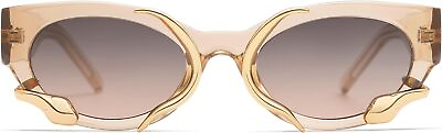 #ad Trendy Snake Sunglasses for Women Men Vintage Cateye Metal Sunnies Accessorie