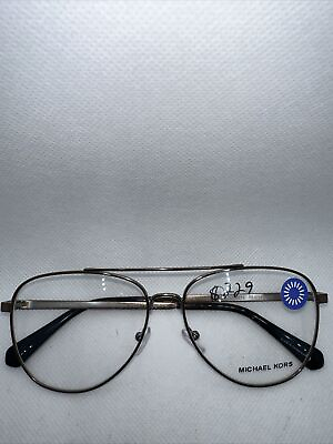 #ad Michael Kors MK3054B 56 14 140 Brown Women Aviator Eyeglass Frames 14A