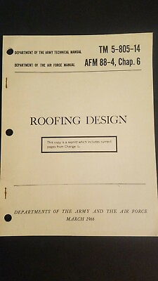 #ad ARMY TM 5 805 14 ROOFING DESIGN