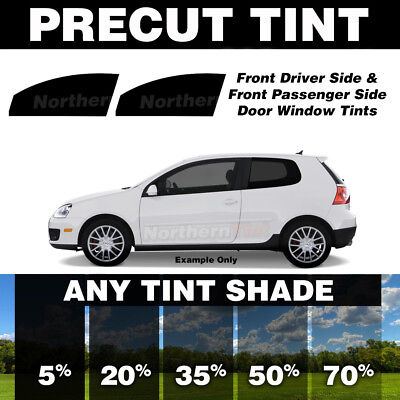 #ad Precut Window Tint for Geo Metro 2 Door Hatchback 95 97 Front Doors Any Shade