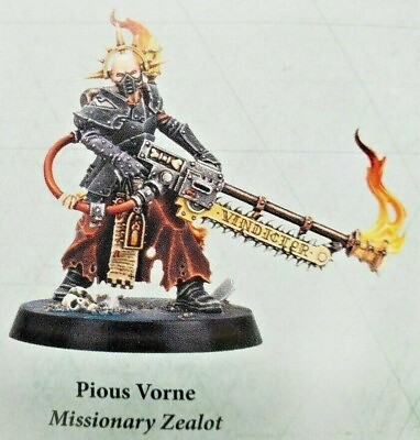 #ad Warhammer 40k Agent of the Imperium Warrior Zealot Pious Vorne