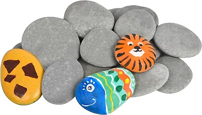 #ad Simetufy 15 Pcs Rocks for Painting River Rocks to Paint 2quot; 3quot; Flat Painting