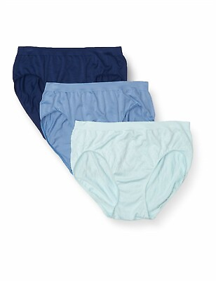 #ad Bali AK90 3 Pack Comfort Revolution Hipster Panty Panties Underwear NEW 3 Pairs