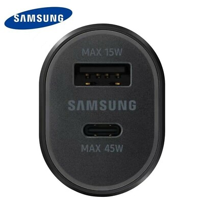 #ad Samsung Power Car Charger 25w Super Fast Charger Dual Port Car Charger