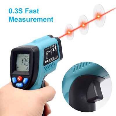 #ad Digital IR Infrared Laser Gun Temperature Thermometer Heat Thermal Gauge Sensor