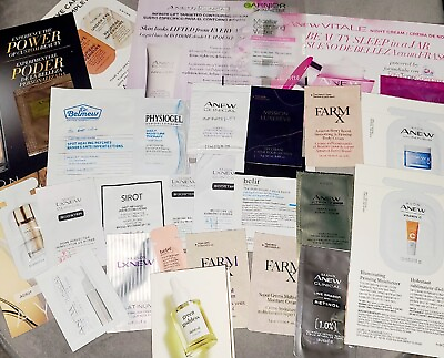 #ad LOT of 45 MIXED SAMPLES TRAVEL SIZE SKINCAREMAKE UP FRAGRANCEAVON amp; MORE