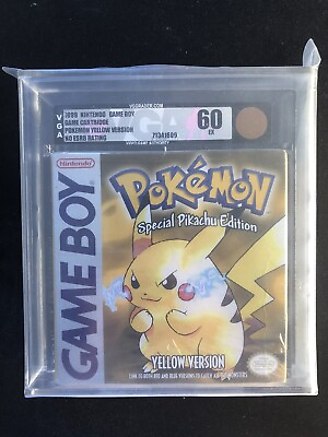 #ad Gameboy Pokemon Yellow VGA 60 Nintendo Game Boy Factory Sealed Brand New GB