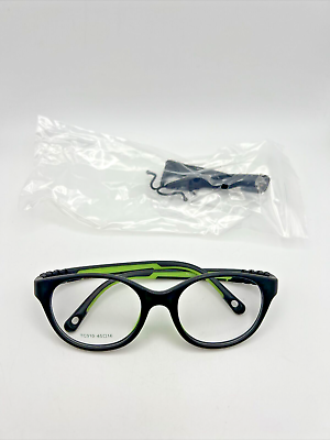 #ad Kids Glasses Black Green C31 Frame for Baby Toddler Unbreakable 45 16 125 TR310