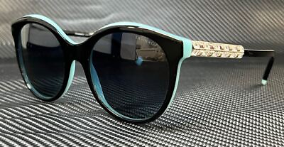 #ad TIFFANY amp; co. TF4175B 80554U Black Blue Grad Polarized Women#x27;s 55 mm Sunglasses