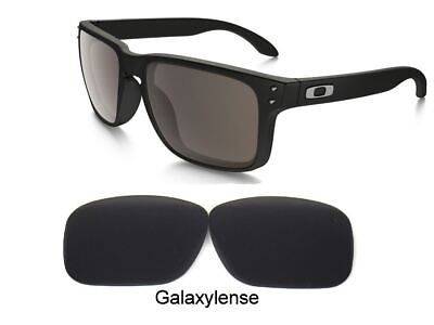 #ad Galaxy Replacement Lenses For Oakley Holbrook Sunglasses Black Iridium Polarized