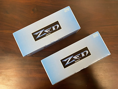 #ad Zen White Light Blue King Size Cigarette Tubes 250ct Box 2 Boxes