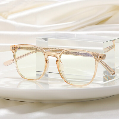 #ad #ad Eyeglass Frames Fashion Blue Light Blocking Glasses Frames Women Spring Hinges K