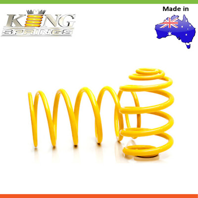 #ad 2 King Springs Ultra Low Springs RR For Holden Commodore VL 4.9 V8 304 Black Wag
