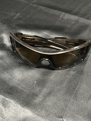 #ad Oakley Oil Rig Sunglasses Bronze brown Polarized Lens Made In USA VGC